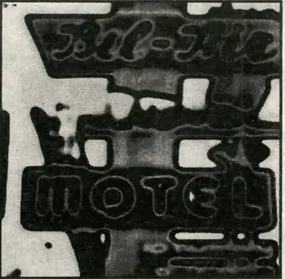 The album cover for the dual EP by The Velmas and Velour Motel, released in 1995.